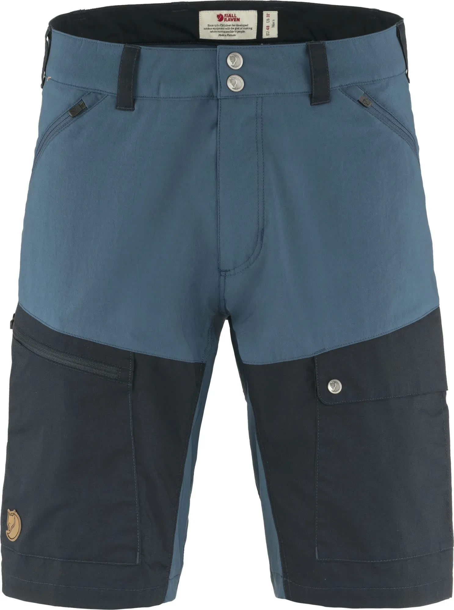 Fjällräven Men&#x27;s Abisko Midsummer Shorts Indigo Blue/Dark Navy | Buy Fjällräven Men&#x27;s Abisko Midsummer Shorts Indigo Blue/Dark Navy here | Outnorth