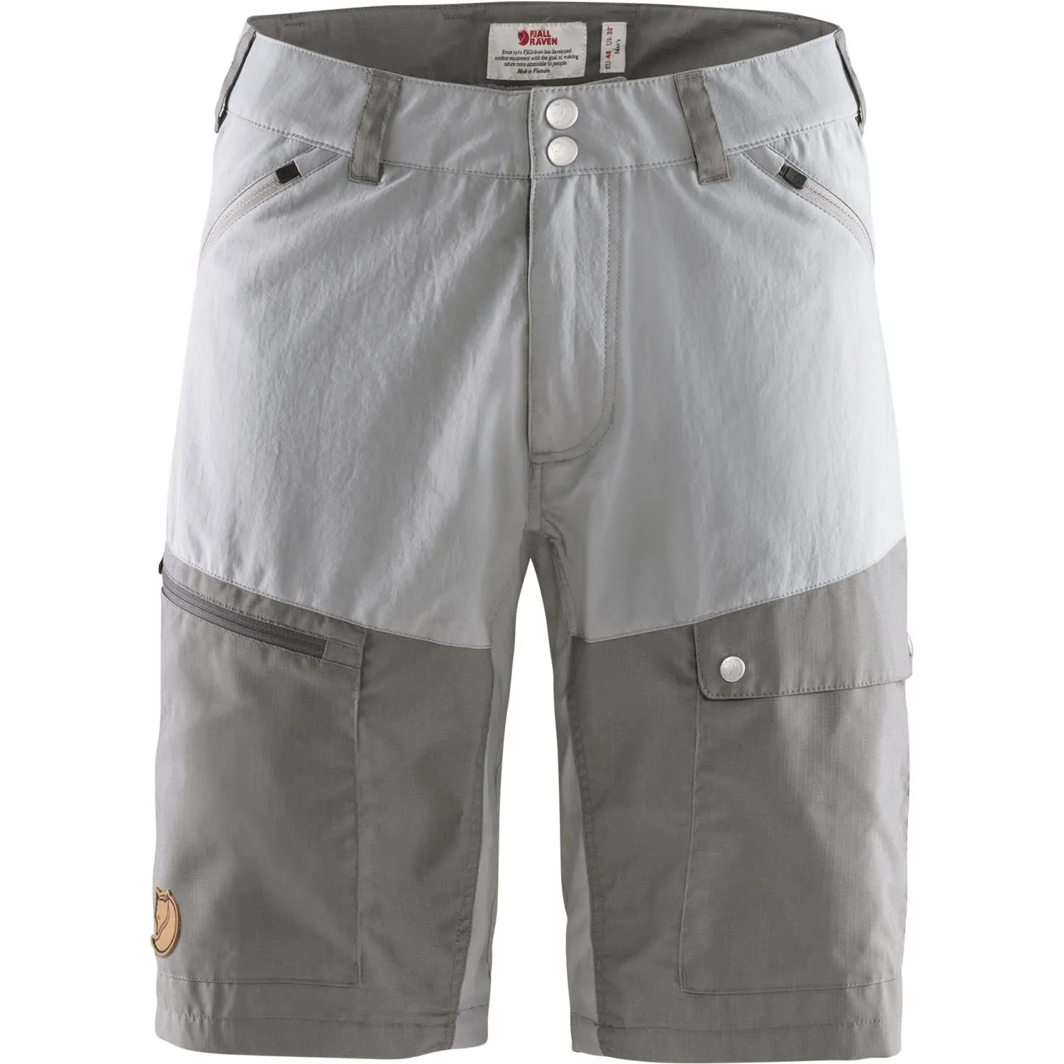 Fjällräven Men&#x27;s Abisko Midsummer Shorts Shark Grey/Super Grey | Buy Fjällräven Men&#x27;s Abisko Midsummer Shorts Shark Grey/Super Grey here | Outnorth