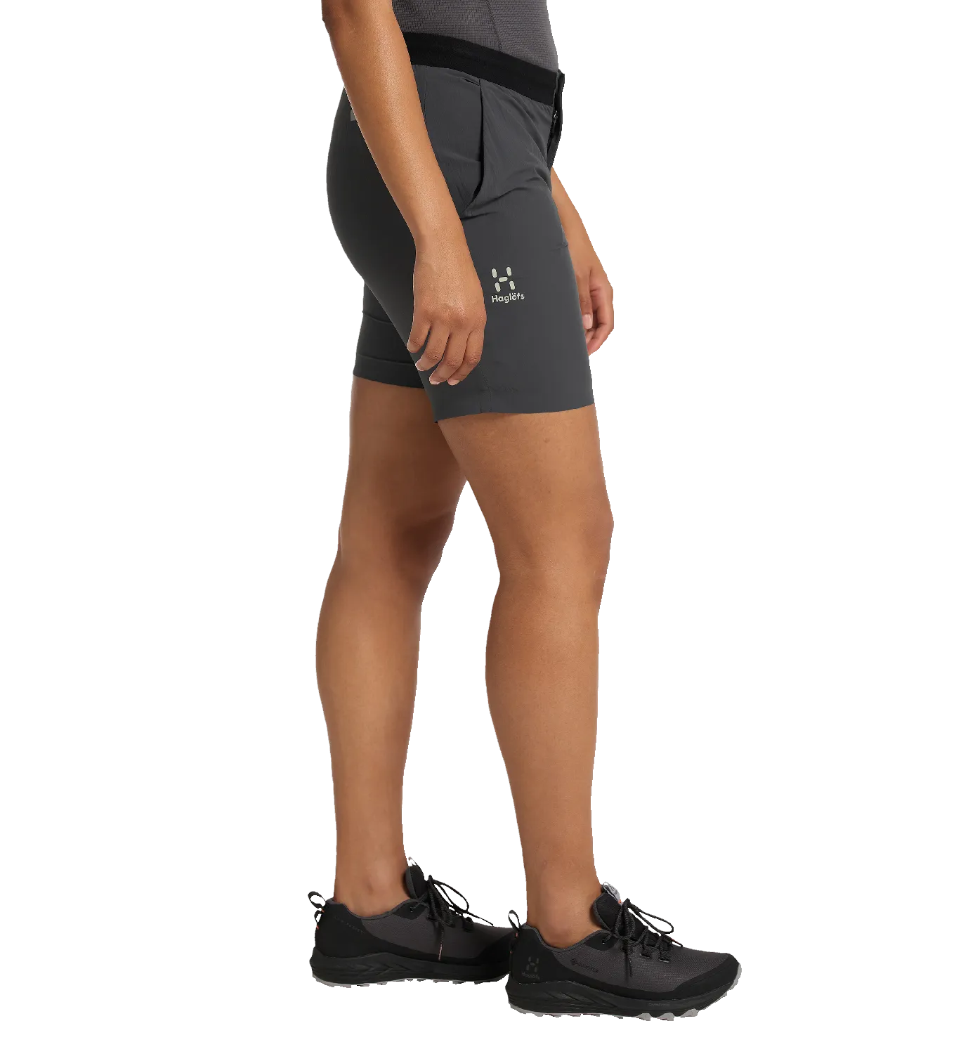 Haglöfs Women&#x27;s L.I.M Strive Lite Shorts Magnetite | Buy Haglöfs Women&#x27;s L.I.M Strive Lite Shorts Magnetite here | Outnorth