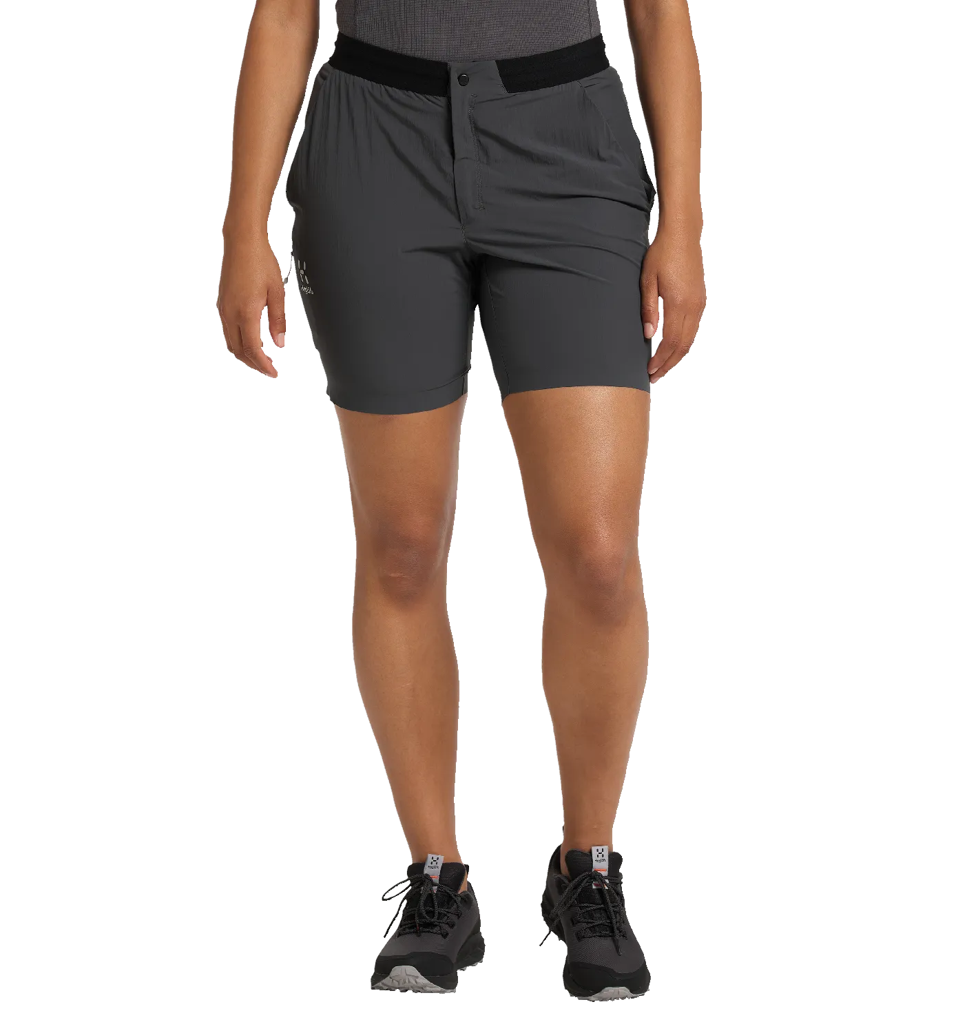 Haglöfs Women&#x27;s L.I.M Strive Lite Shorts Magnetite | Buy Haglöfs Women&#x27;s L.I.M Strive Lite Shorts Magnetite here | Outnorth